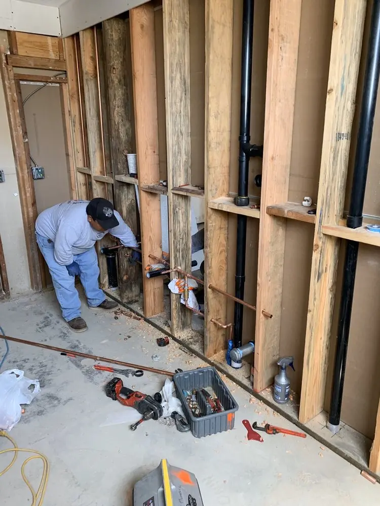 Commercial rough-in plumbing for Gas Line Repair in Upper Allen